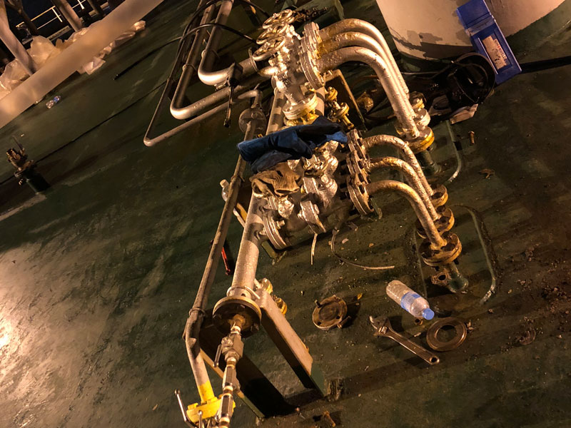 Bestec Marine Engineering Pte Ltd Heating coil repair works