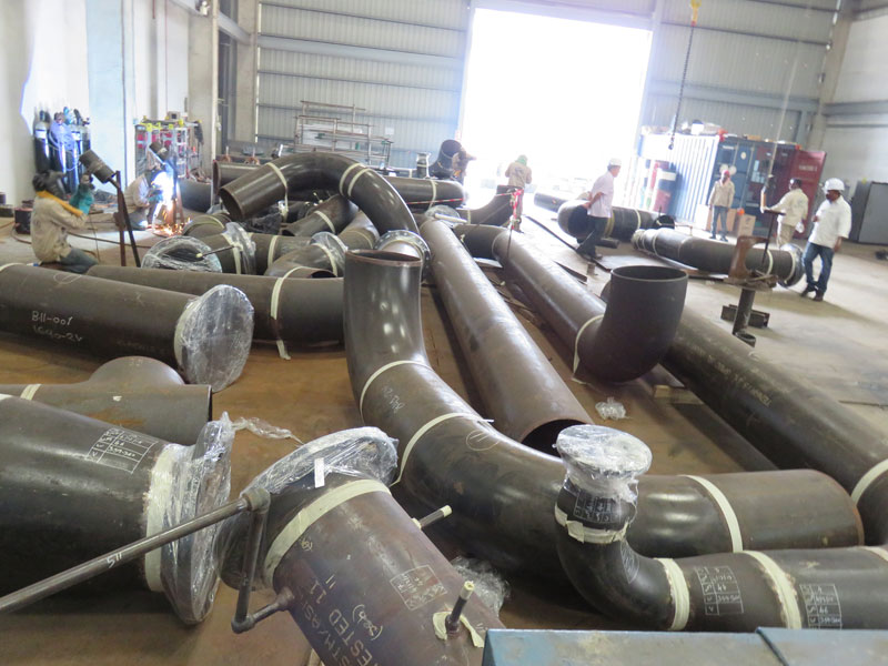 Bestec Marine Engineering Pte Ltd Pipe fabrication for refinery