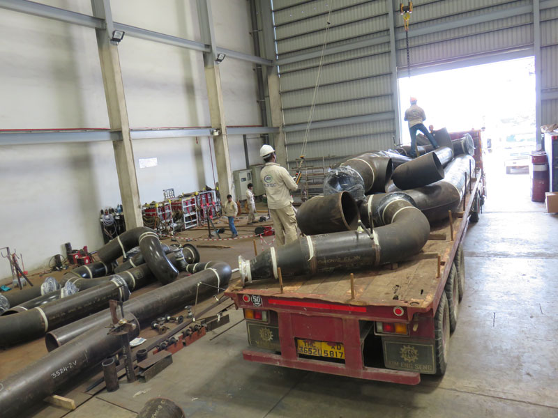 Bestec Marine Engineering Pte Ltd Pipe fabrication for refinery