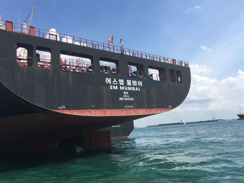 Bestec Marine Engineering Pte Ltd Ship name painting works